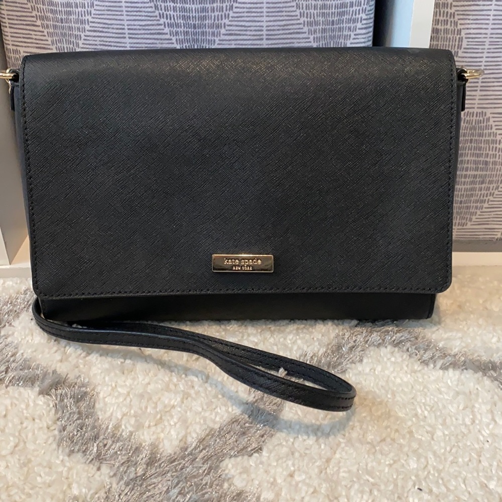 Small black Kate spade cross body bag